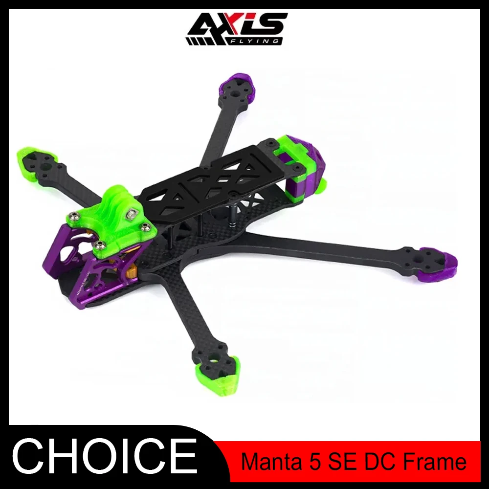 

Axisflying Manta 5 SE DC Frame 226mm Wheelbase for 5 Inch FPV Freestyle RC Drone DIY Parts Kit