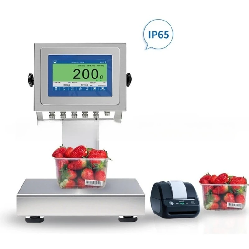 weighing instrument, waterproof stainless steel display,