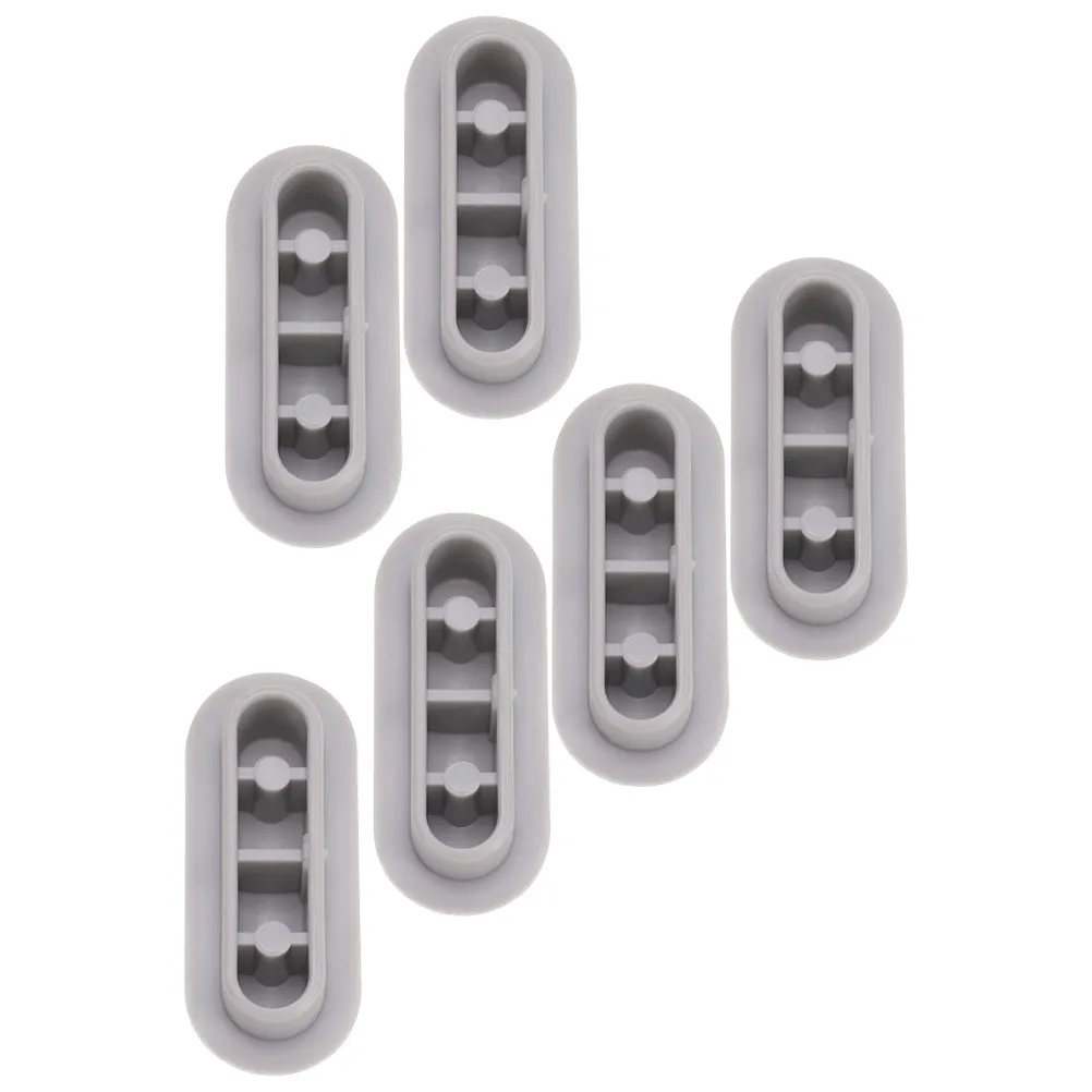 

6Pcs Premium Toilet Seat Bumper Pad Gasket for Gap Fill and Noise Reduction Universal Toilet Seat Cushioning Pads Set
