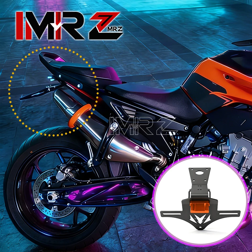 Motorcycle Rear License Plate Holder Bracket Mount For KTM DUKE 790 890 790Duke 890Duke R Duke890 Duke790 2018-2026 Accessories