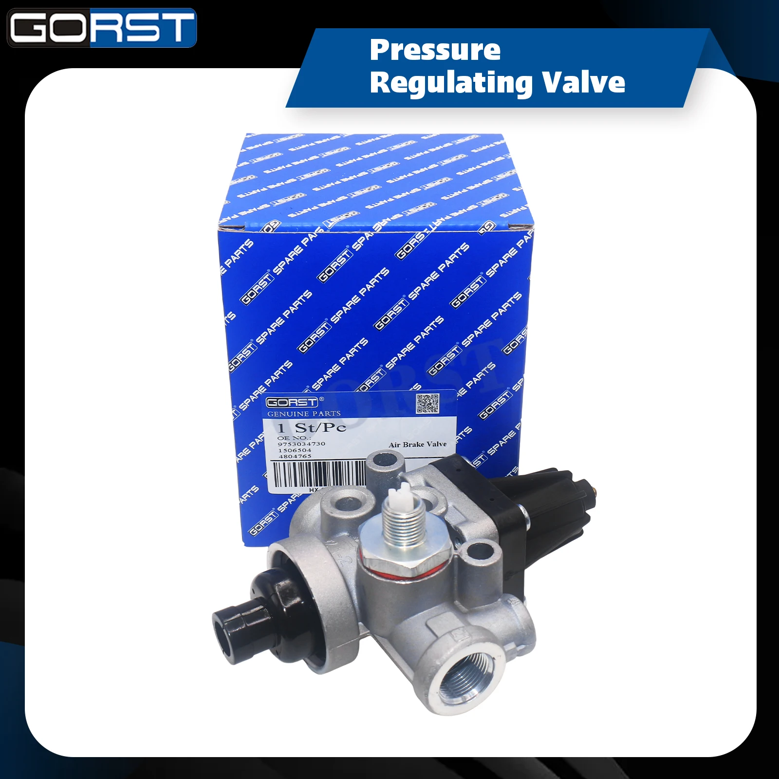 Air Brake Valve 9753034730 for Man Benz Renault Truck Auto Part 1506504 4804765 0014319806 Pressure Controller