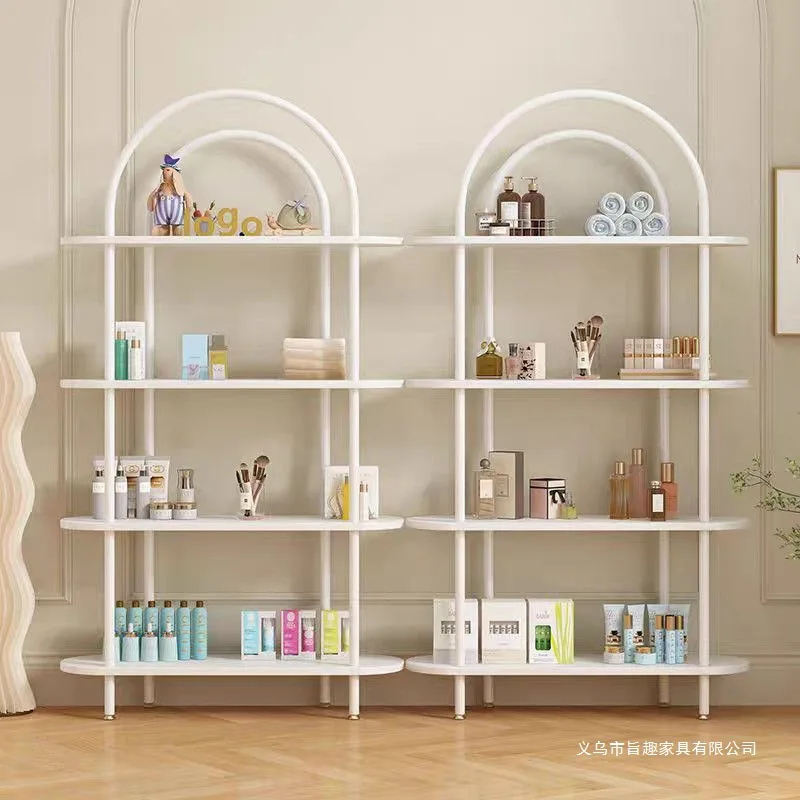 Cosmetics Light Luxury Display Product Display Cabinet Cabinet Nail Salon  Display Cabinet