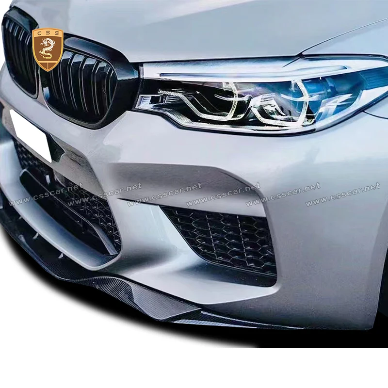 CSSYL Premium carbon fiber car diffuser for BMW M5 F90 upgrade RKP style carbon fiber front rear bumper lips spoiler accessories