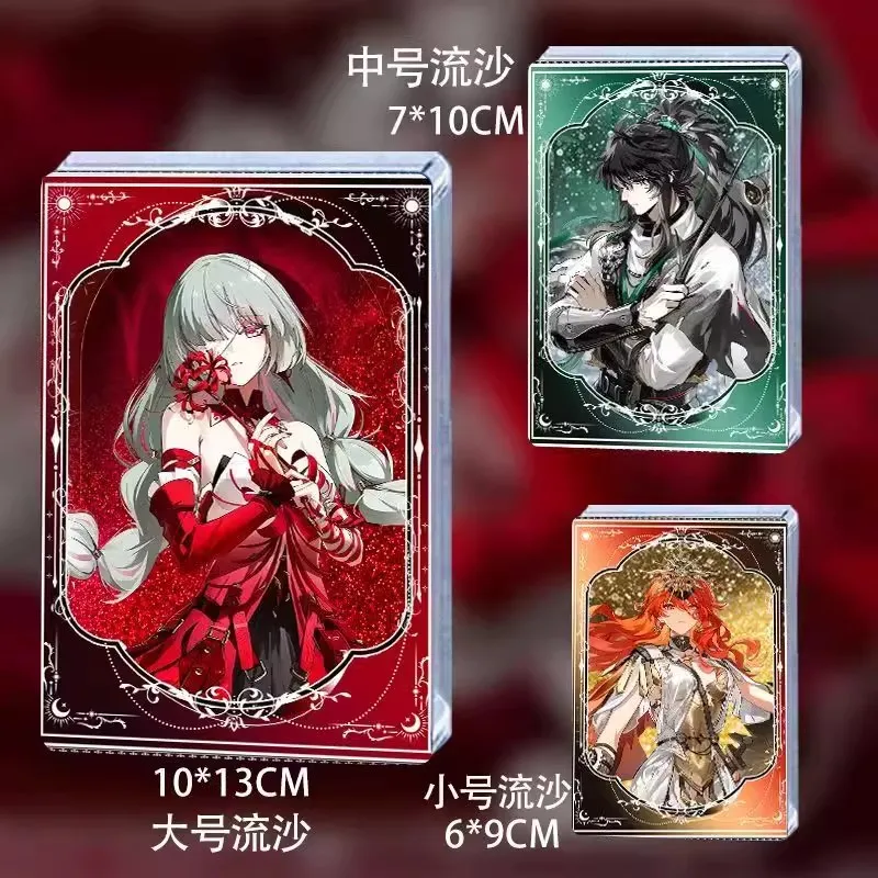 

Anime Wuthering Waves Phrolova CHISA AUGUSTA IUNO Cosplay Acrylic Quicksand Mahjong Card Brick Cartoon Standing Sign Xmas Gift