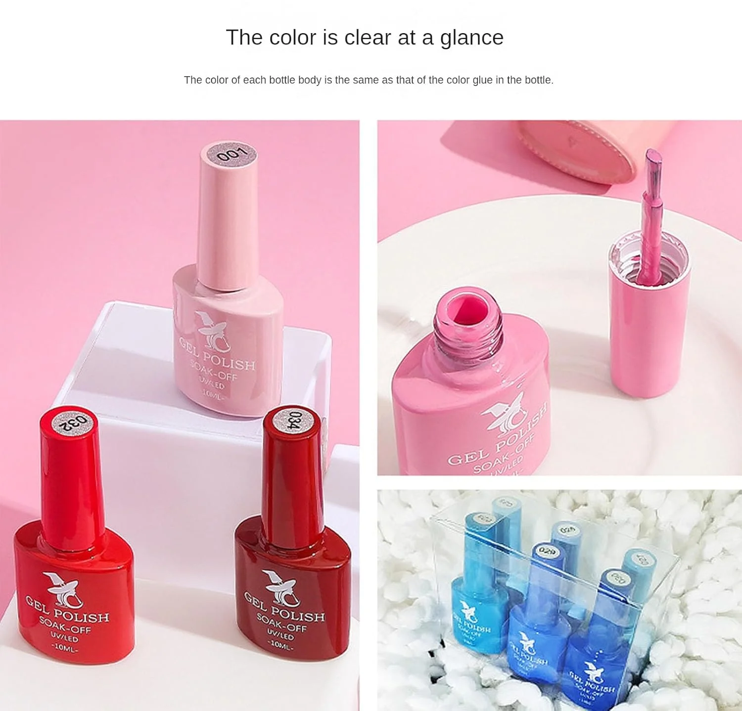 48 قطعة مجموعة طلاء الأظافر هلام-48 ألوان هلام البولندية عدة قاعدة معطف لامع ماتي وبريق معطف فوقي مجموعة طلاء الأظافر جمع الهدايا #3