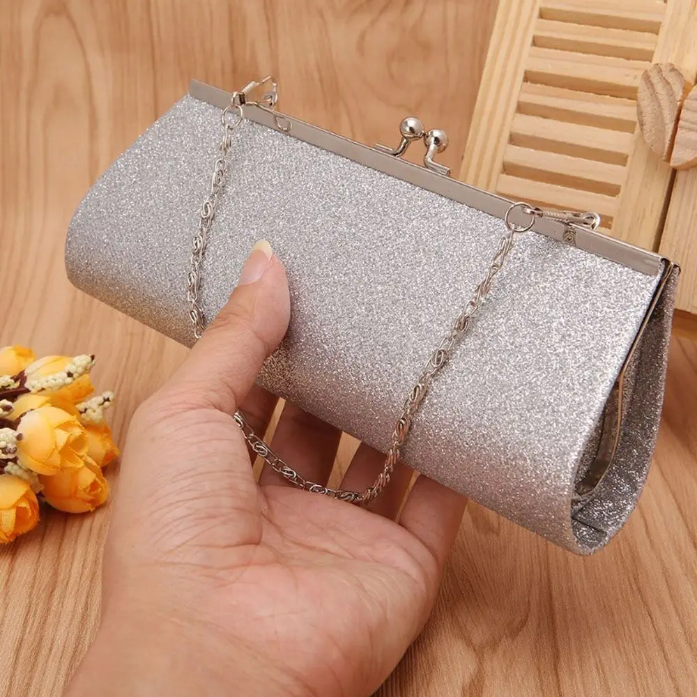 Evening Pouch Women Glitter Clutch Purse Evening Party Wedding Banquet Handbag Shoulder Bags