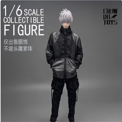 CROW DH TOYS 1/6 Soldier Clothing Trend Coat Overcoat Double-deck Threezero Wearable Model For 12'' Action Figure Body In Stock