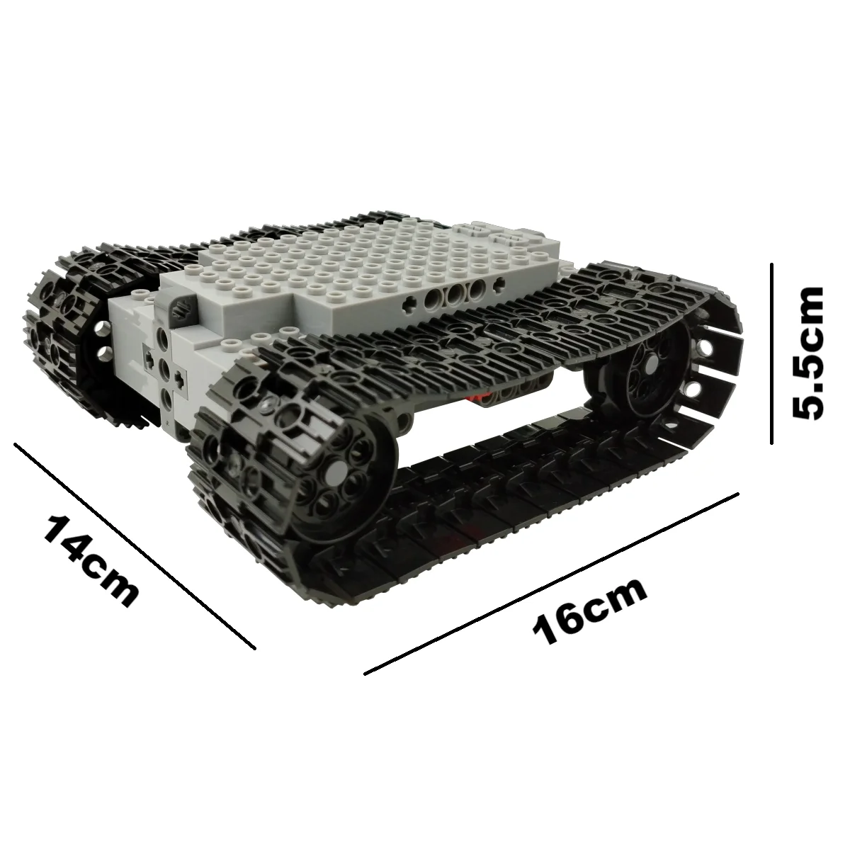 Mecanumホイール,全方向性4wd車,4つのエンジンタンク,掘削機のシャーシ,電気rcおもちゃを備えた技術的な電気ビルディングブロック