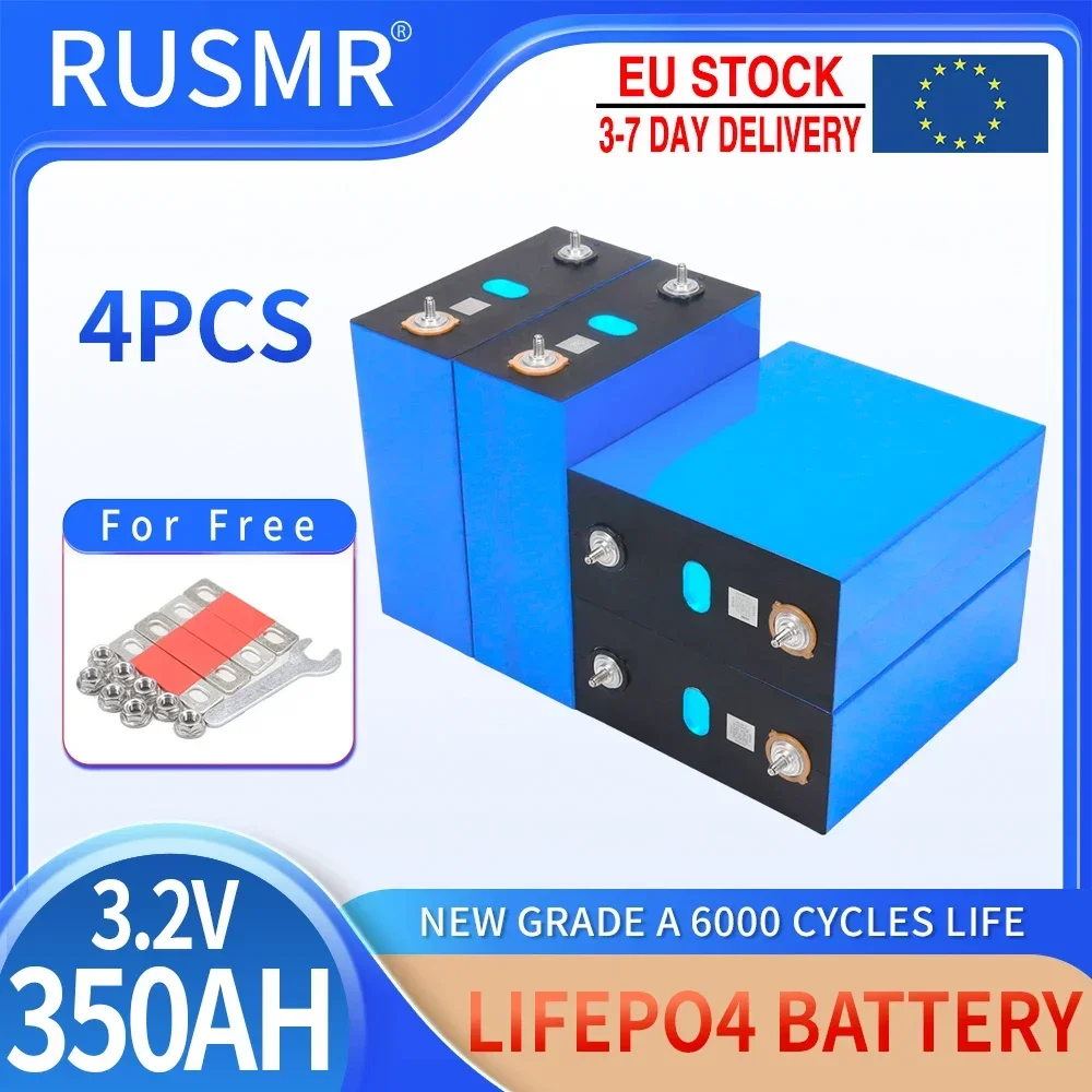 Fast Delivery 4-8PCS 3.2V 50Ah 100Ah 230Ah 320Ah Lifepo4 Lithium Iron Phosphate Battery DIY 12V 24V 36V 48V Rechargeable Cell