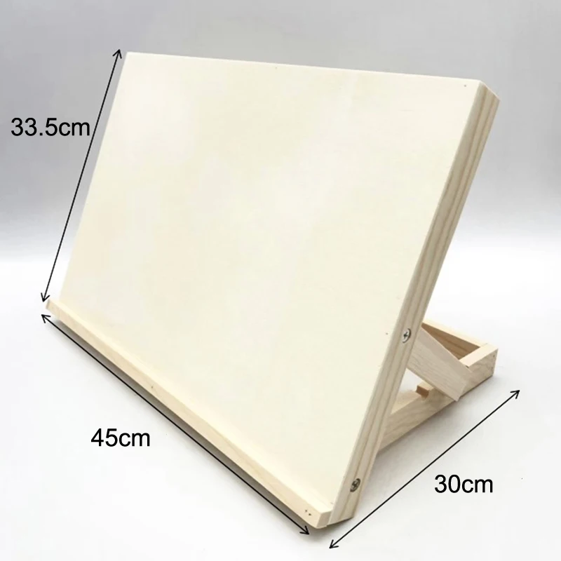 Hot Sale Lightweight Portable Wood Drawing Easel Foldable Tabletop Easel Art Supply Sketching Painting Board Students Artist