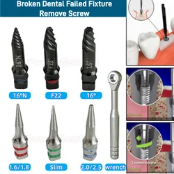 Dental Broken Implant Pick Up Extractor Failed Fixture Remove Dental Driver Ratchet