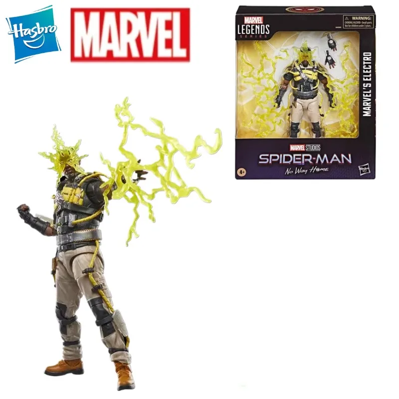 Nuevo Original Hasbro Marvel Legends Marvel's Electro Spider-Man No Way Home serie de películas modelo de figura de acción juguete colección de regalo