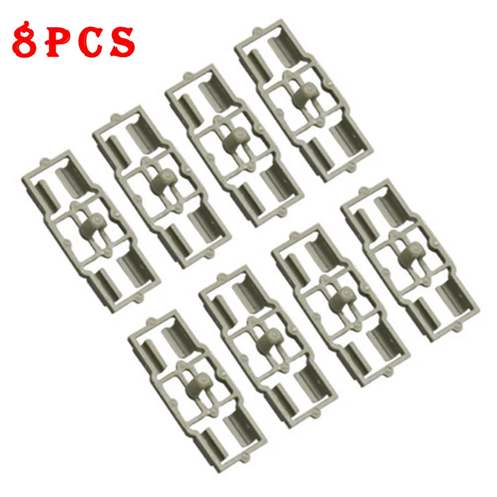 8PC 6mm Car Interior Door Seal Clip Fastener For BMW E53 Gray Door Seal Clamp Front Rear 51717006757 Car Accessories