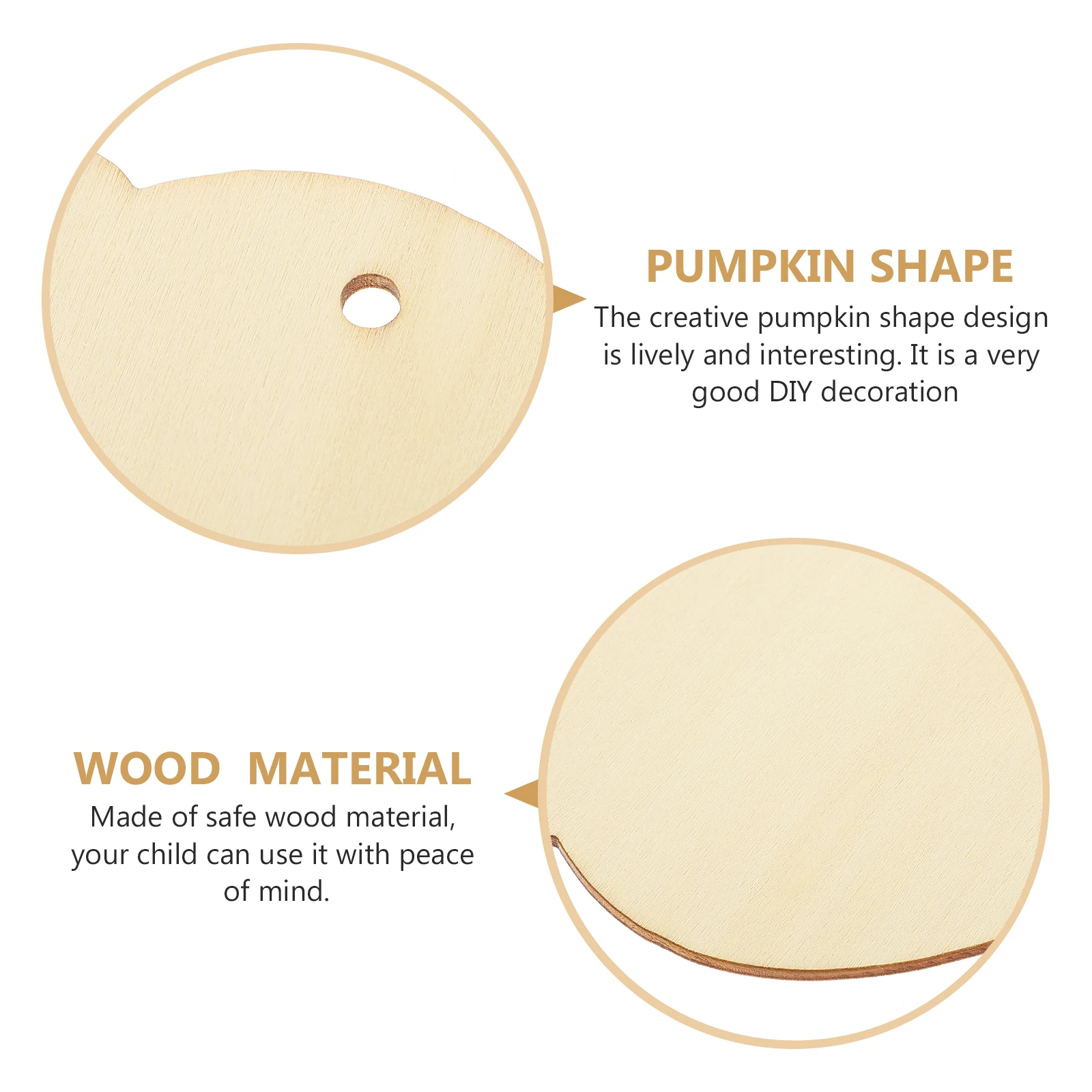 

8 Pcs Slices 30cm Unfinished Wood Unfinished Wood Pumpkin Slices Craft Blank DIY Crafts Decoration Halloween Fall Thanksgiving