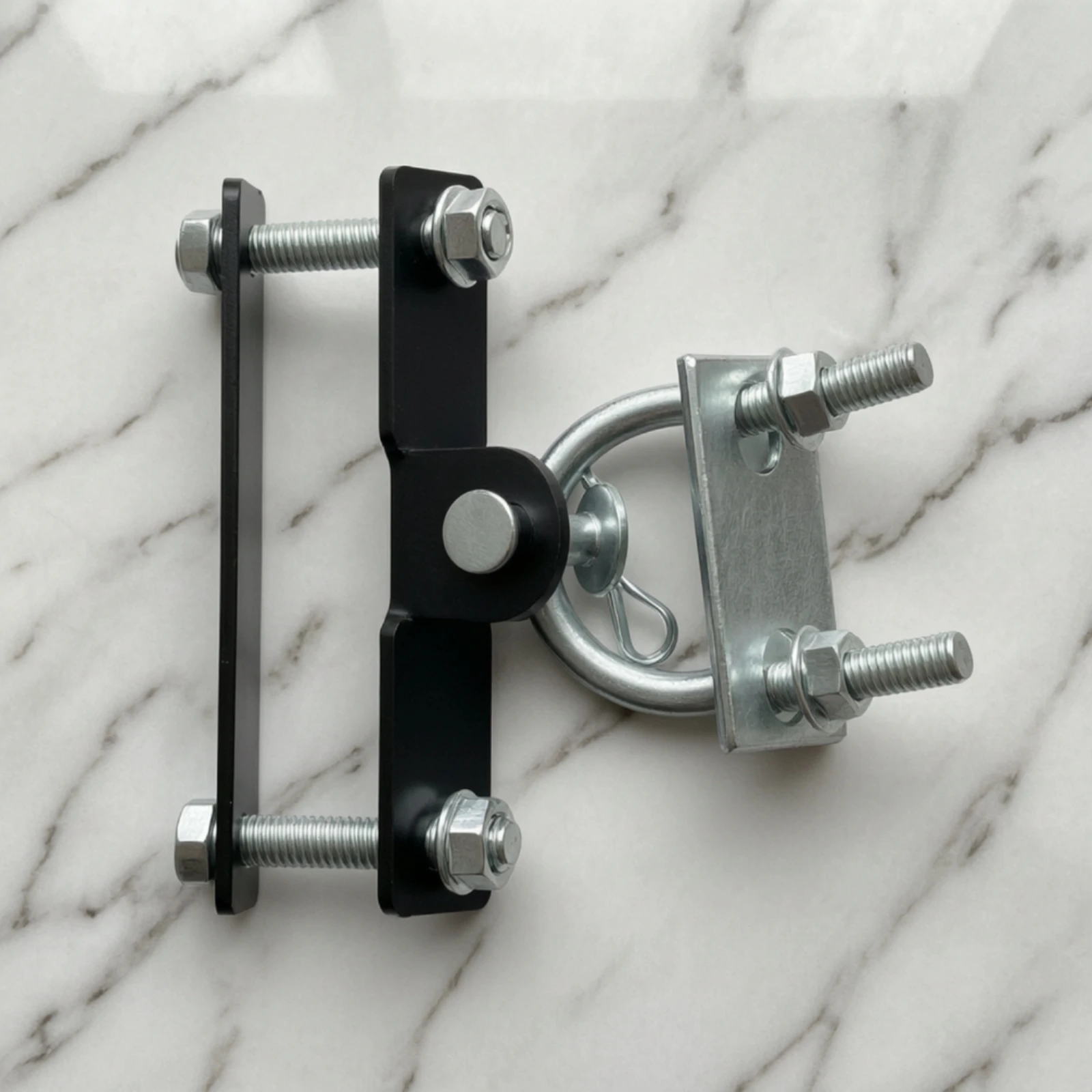 Electric Bike Rear Hitch Easy to Install Metal Rear-Mounted Connector Motorcycle Trailer Connector Sturdy for Travel Outings