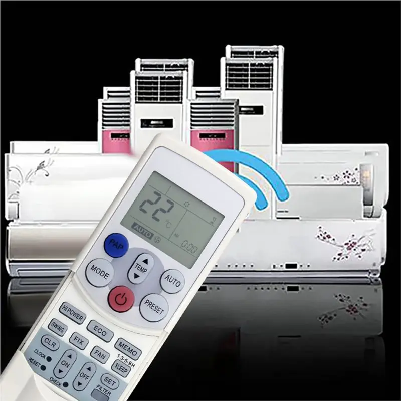 B76B Replacement A/C Remote Control for Toshiba WH-H01JE Air Conditioner, White ABS Durable Easy Install