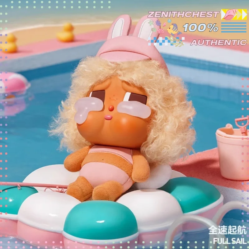 สินค้าพร้อมส่ง POP MART Crybaby Vacation Mode On Series ตุ๊กตาไวนิลแบบกล่องสุ่ม จี้ห้อยพวงกุญแจสุดน่ารัก ฟิกเกอร์สำหรับตกแต่งบ้านและออฟฟิศ