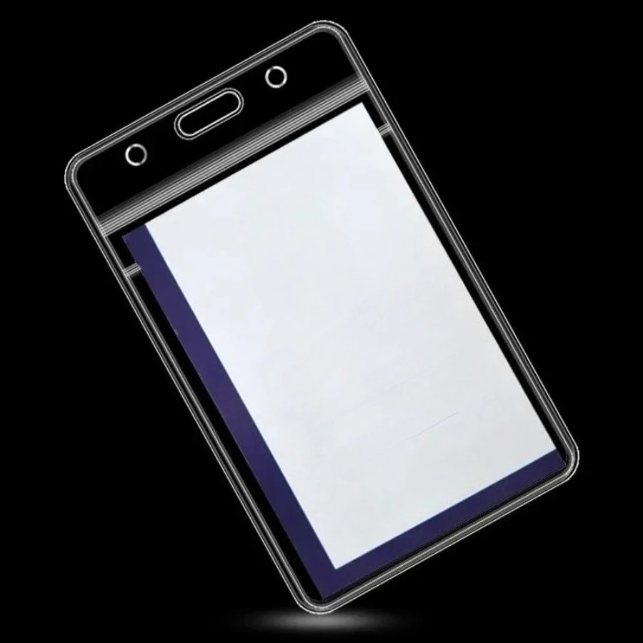 20PCS Waterproof Transparent Card Clip Plastic Protective Sleeve Bank Credit Card Protective Sleeve ID Card  Wallet