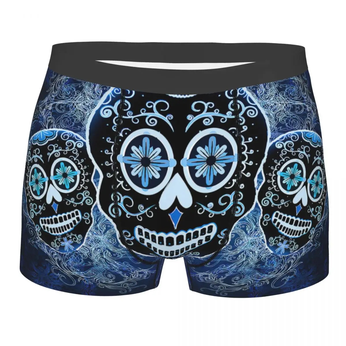 

Mexican Skull Underpants Breathbale Panties Male Underwear Print Shorts Boxer Briefs