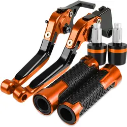 Motocicleta Freio Embreagem Alavancas, Guiador Handle Grips Termina para KTM 125DUKE 2011-2024 2023 2022 2021 2020 2019 2018 2017