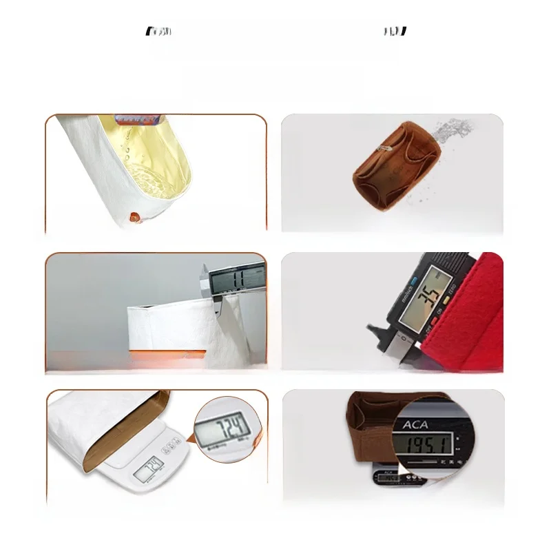 

Ultra-Thin Medium-sized Inner Pouch for 24B Lip Cover Bag Dupont Paper Inner Pouch by Wan Le Pure Color Storage Bag