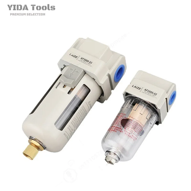 Premium White Pneumatic Air Source Treatment Unit AW/AR/AC2000-02 3000-03, Air Filter Pressure Regulator Combo