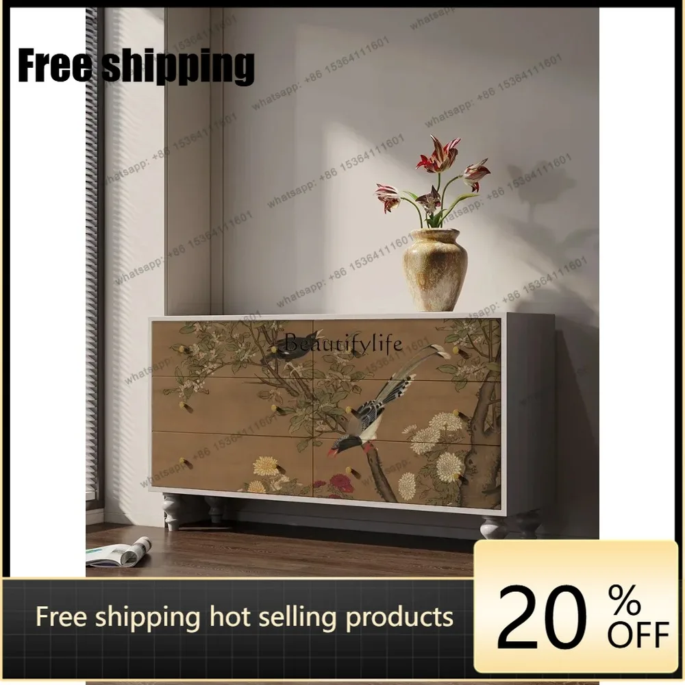 hot *solid wood chest, bedroom, bedside storage, drawer cabinet