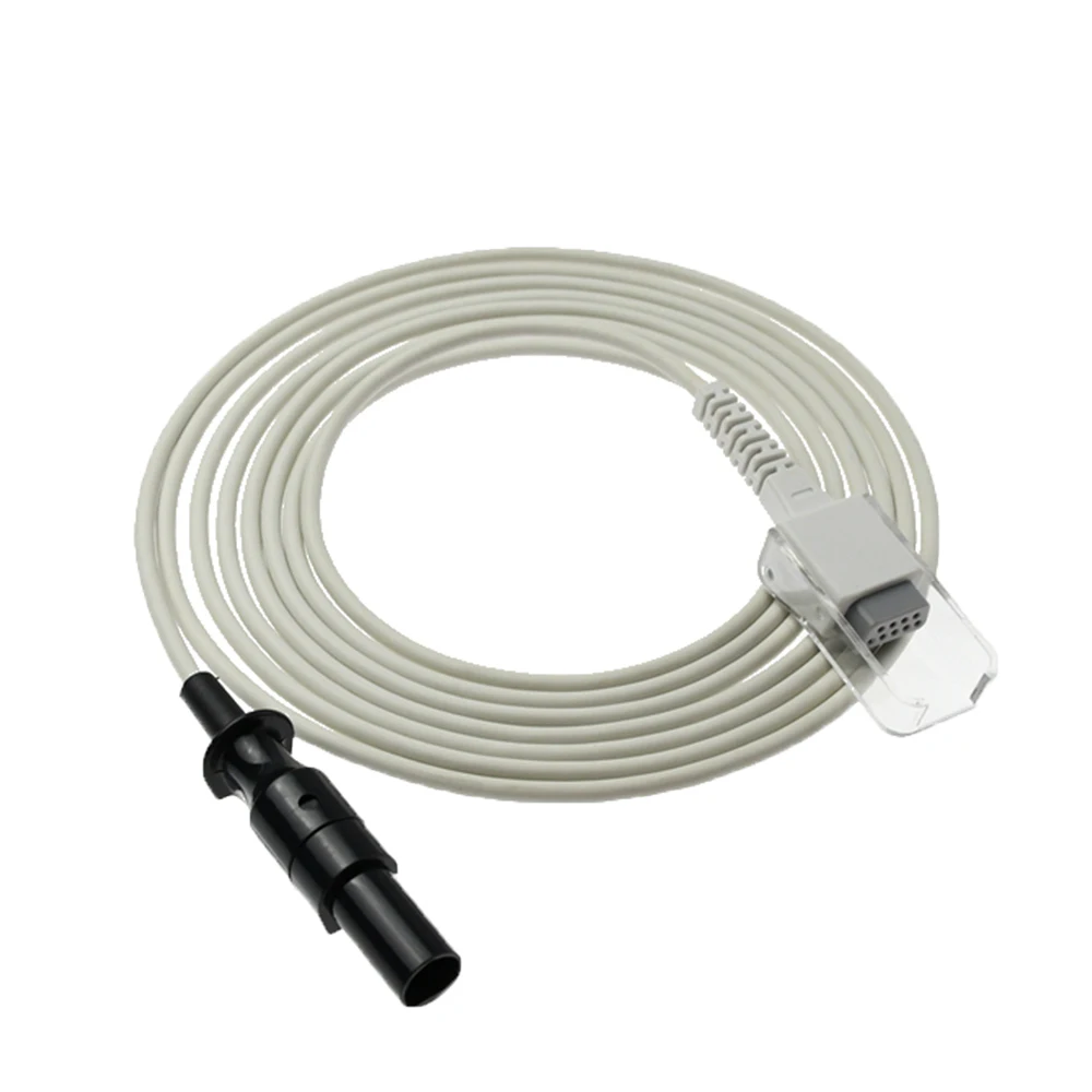 Compatible NOVAMTRIX Pulse Oximeter Monitor, Spo2 Probe Sensor Extension Adapter Cable, Spo2 Sensor Extension Connector