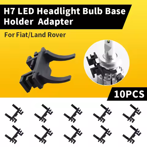 10Pcs H7 LED Headlight Bulb Adapter Car Light Holder Socket Base Headlamp deck For Land Rover Discovery For Ford Focus For Fiat