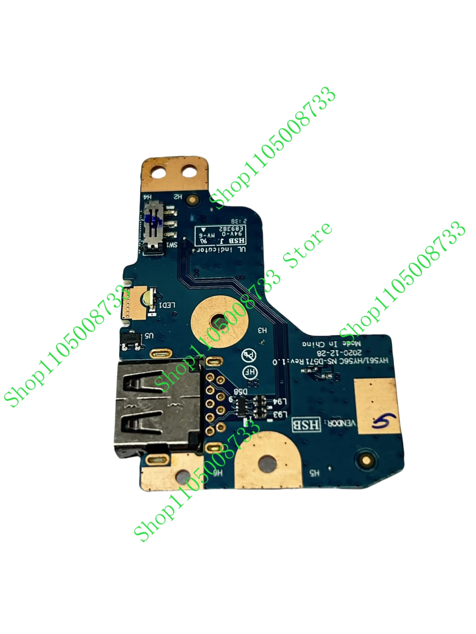 

DB новая USB-плата для ноутбука Lenovo Legion 5-15ACH6H 82JU NS-D571 5C50S25197