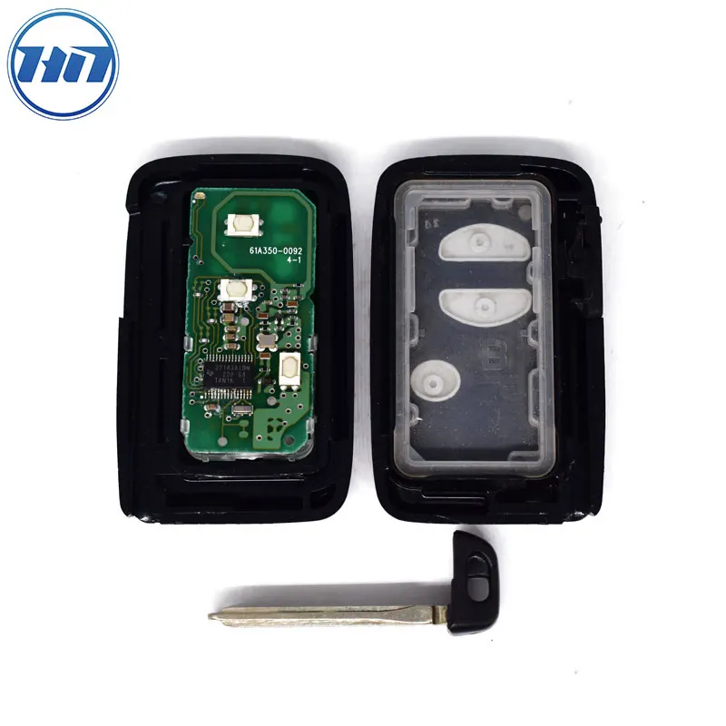 純正 FSK 433MHz 4D チップ 3ボタン スマートカーキー ブランク Rika 61A350-0092 リモートキーフォブ用