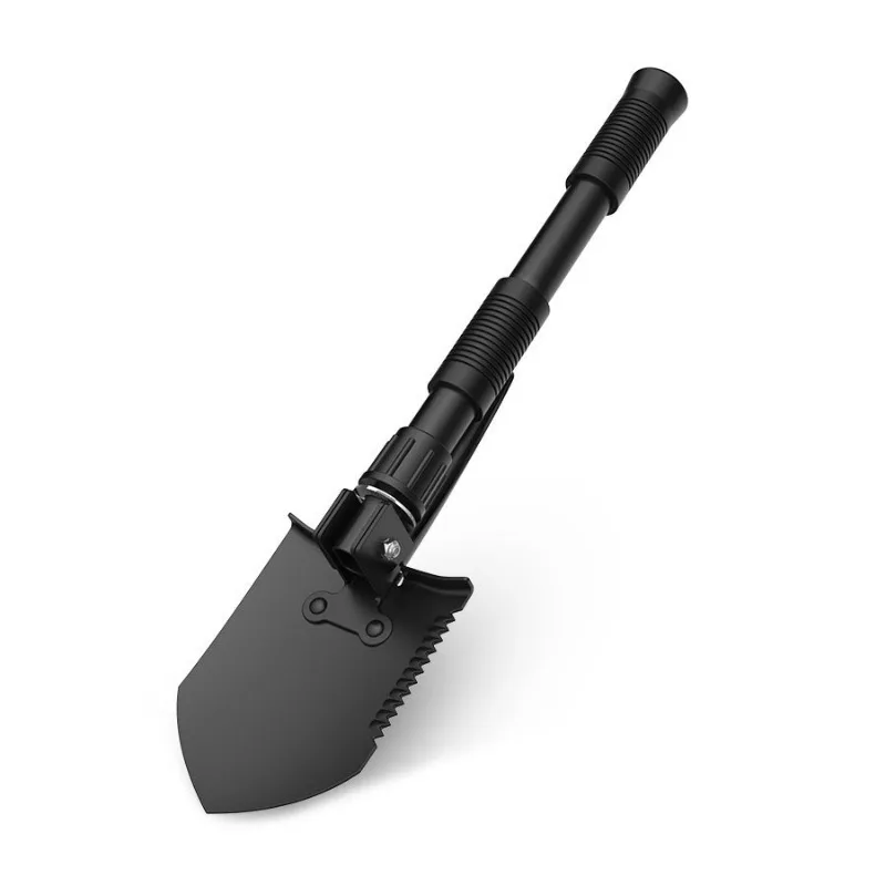 

Multifunctional garden shovel for camping, suitable for camping/fishing/wild survival, etc. Shovel. Pickaxe and hoe three-in-one