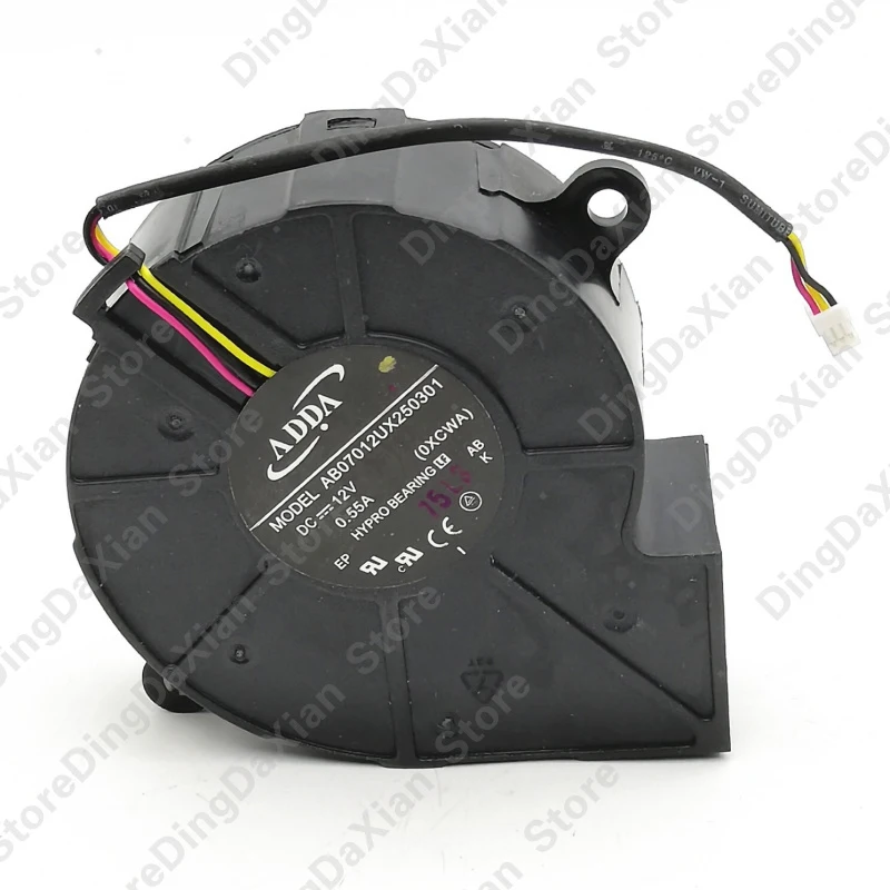 

d 1PCS For ADDA AB07012UX250301 | 12V 0.55A New Hydraulic Bearing Turbo Blower 7CM