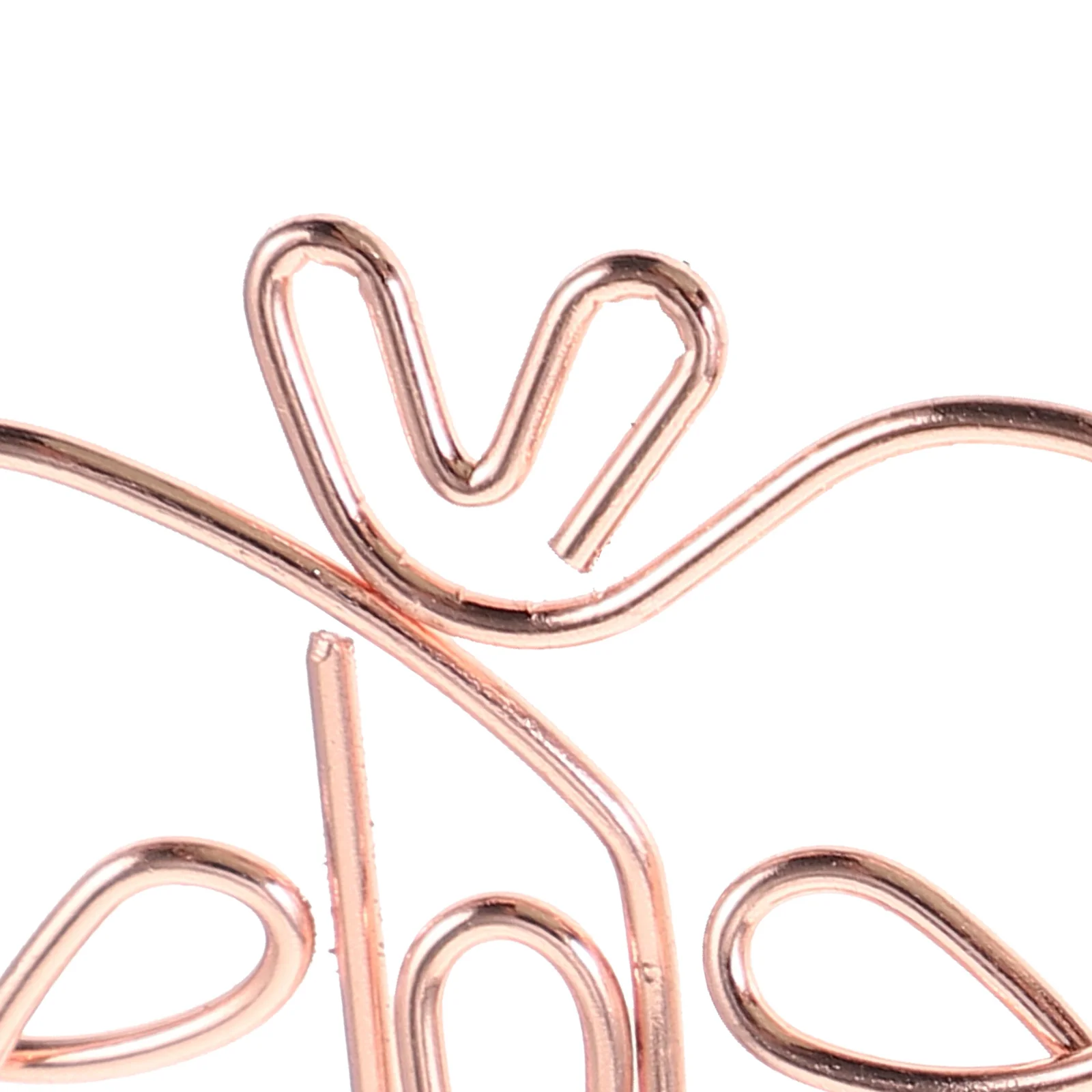 

20Pcs Tiny Metal Paper Clips Creative Shaped Clips for Office Files Cards Decorative Stationery