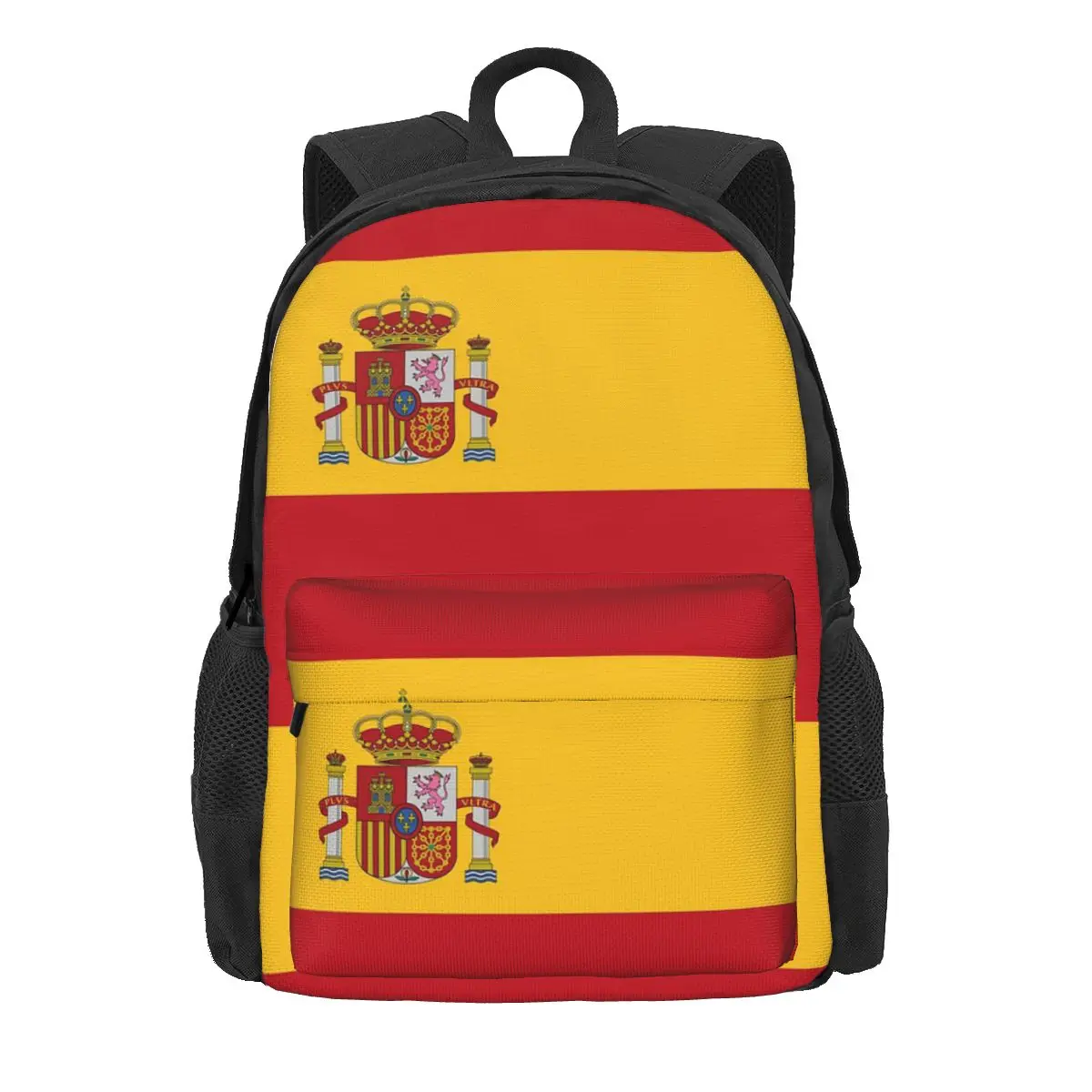 Flag Of Spain Backpacks Boys Girls Bookbag Children School Bags Cartoon Kids Rucksack Travel Rucksack Shoulder Bag