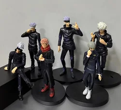 6pcs/set Satoru Gojo Itadori Yuji Inumaki Toge Fushiguro Megumi PVC Action Figure Model Toys