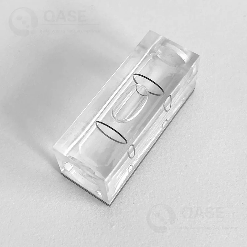 2PCS 151540mm Magnetic Square Acrylic Bubble Level 4cm Plastic Leveling Tool for DIY Furniture Photo Hanging Shelves Assembling