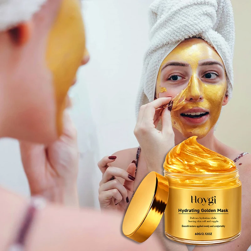 Yellow Smear Type Tear Off Facial Mask 60g Deeply Clean Exfoliate Brighten Moisturize Skin Clean Nourish In One Daily Skincare