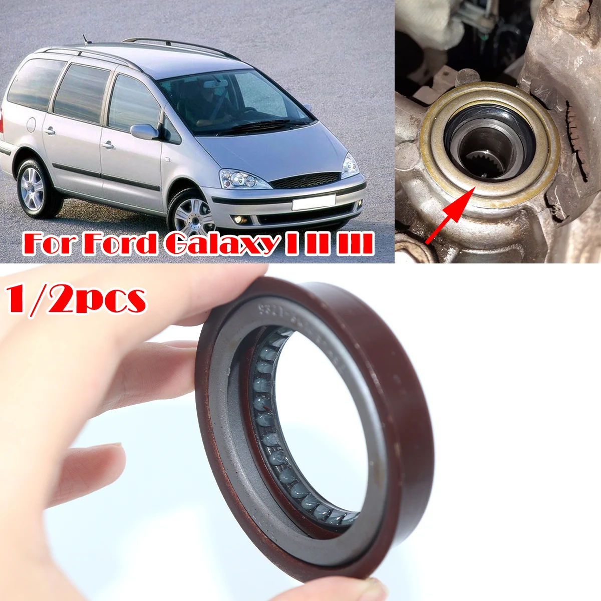 

For Ford Galaxy Kuga 1 2 3 Grand C-Max Car Half Shaft Oil Seal Auto Transmission Drivetrain Replace Parts Leak-Proof Brand New