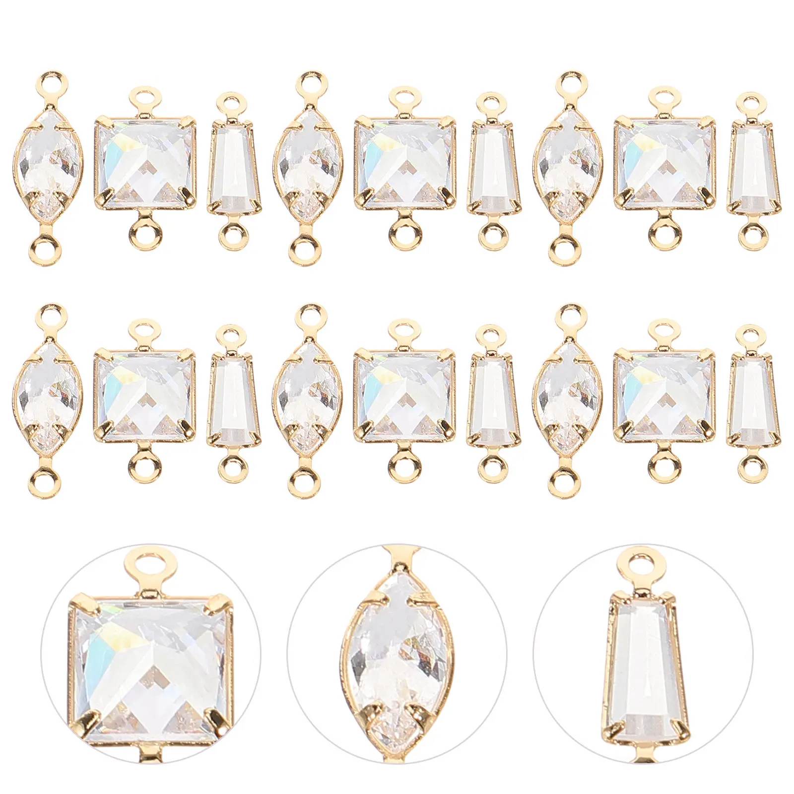 

30 шт. металлических шармов для украшений, коннекторы для ожерелий и браслетов, подарки ручной работы для любителей рукоделия, шармы для изготовления украшений