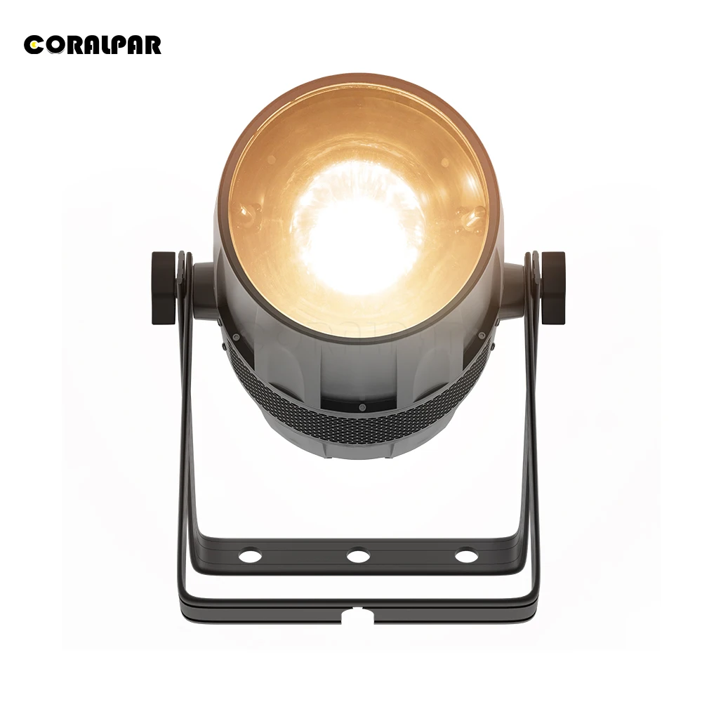 CORALPAR COB 300W Zoom Par Lighting Waterproof Light IP65 Warm White Stage Lighting For Outdoor Wedding DJ Church  Bar