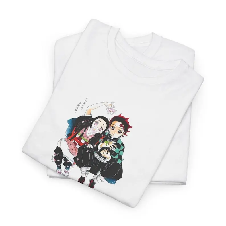 Tanjiro & Inosuke Anime Demon Slayer Tee