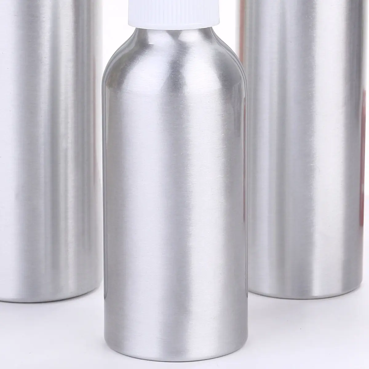 3Pcs Aluminum Refillable Travel Spray Bottle Perfume Hand Liquid Container Strong Durable Impact Resistant