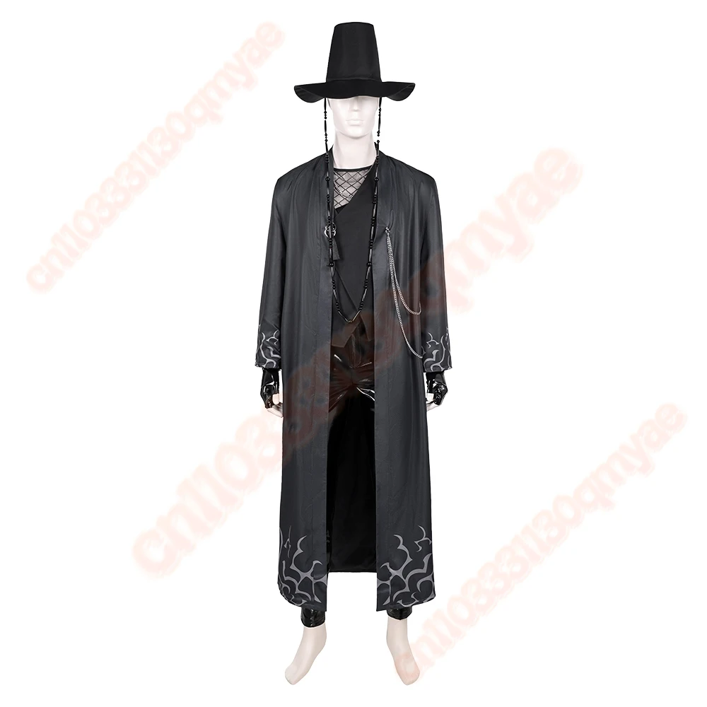 Saja Boys Abby Cosplay Costume Demons Fantasia 2025 Hunters KPop Men Vest Pants Coat Hat Outfits Halloween Carnival Party Suit