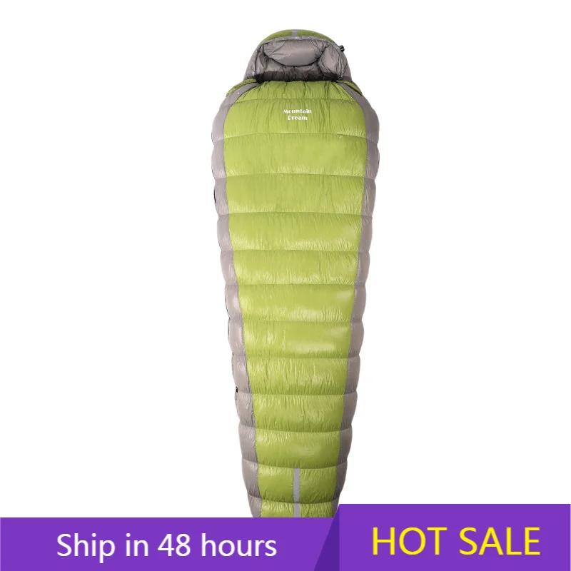 

YTYIN 1200g Goose/Duck Down Mummy Style Sleeping Bag Waterproof Nylon Fabric for Winter Cold Weather Outdoor Camping