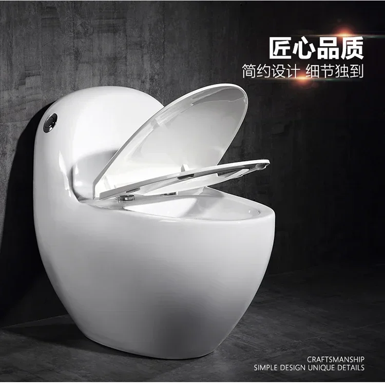 Ciottolo Toilette creativa personalizzata di grandi dimensioni Toilette per uova ordinaria Toilette a sifone per risparmiare acqua