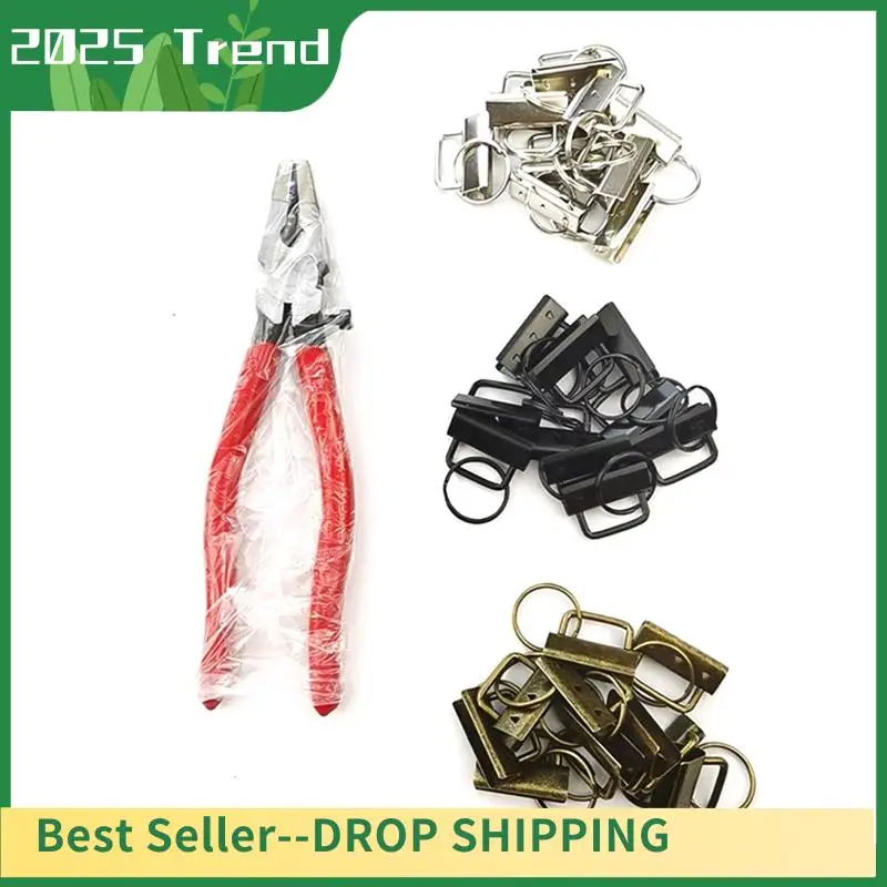 30 Pieces Of 32Mm Keychain Hardware Kit Is Suitable For Wrist Clamp Lanyard Keychain DIY Tools Durable Easy Install Easy To Use