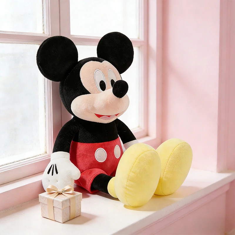 Disney Kawaii Cute Cartoon Mickey Minnie Mouse Plush Toy Soft Stuffed Couple Doll Romantic Gift for Girls Birthday Valentine Day - view 4