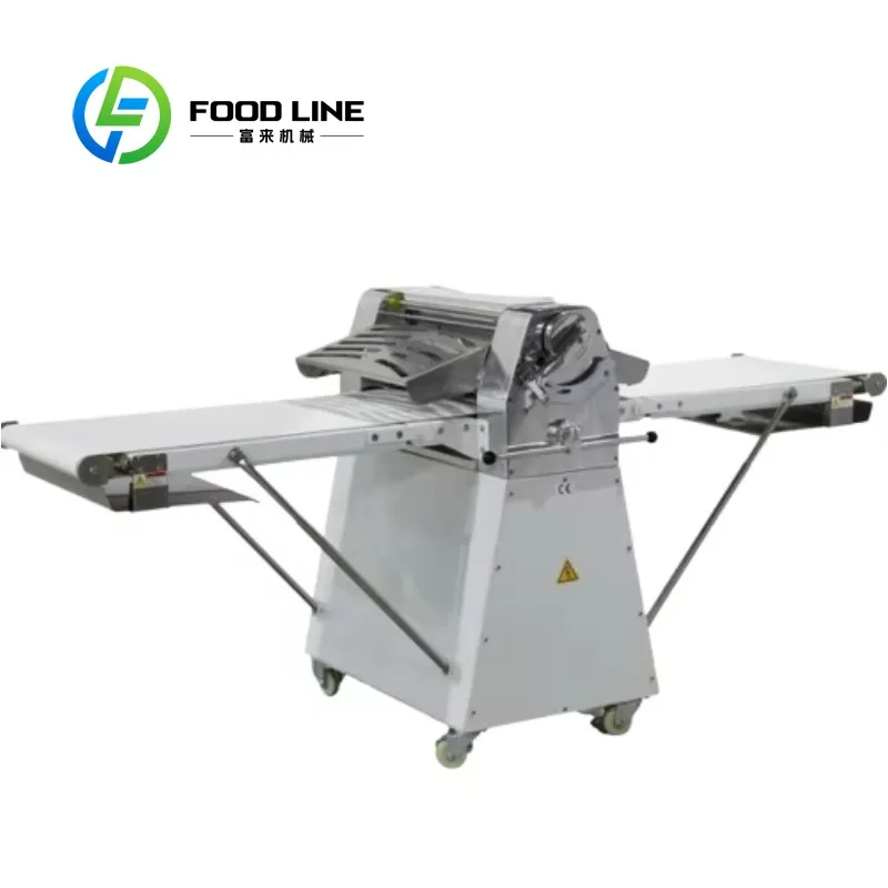 

Customized Commercial 650mm Floor Type Automatic Croissant Dough Sheeter Pastry Dough Roller Machine Kitchen Bakery Equipment