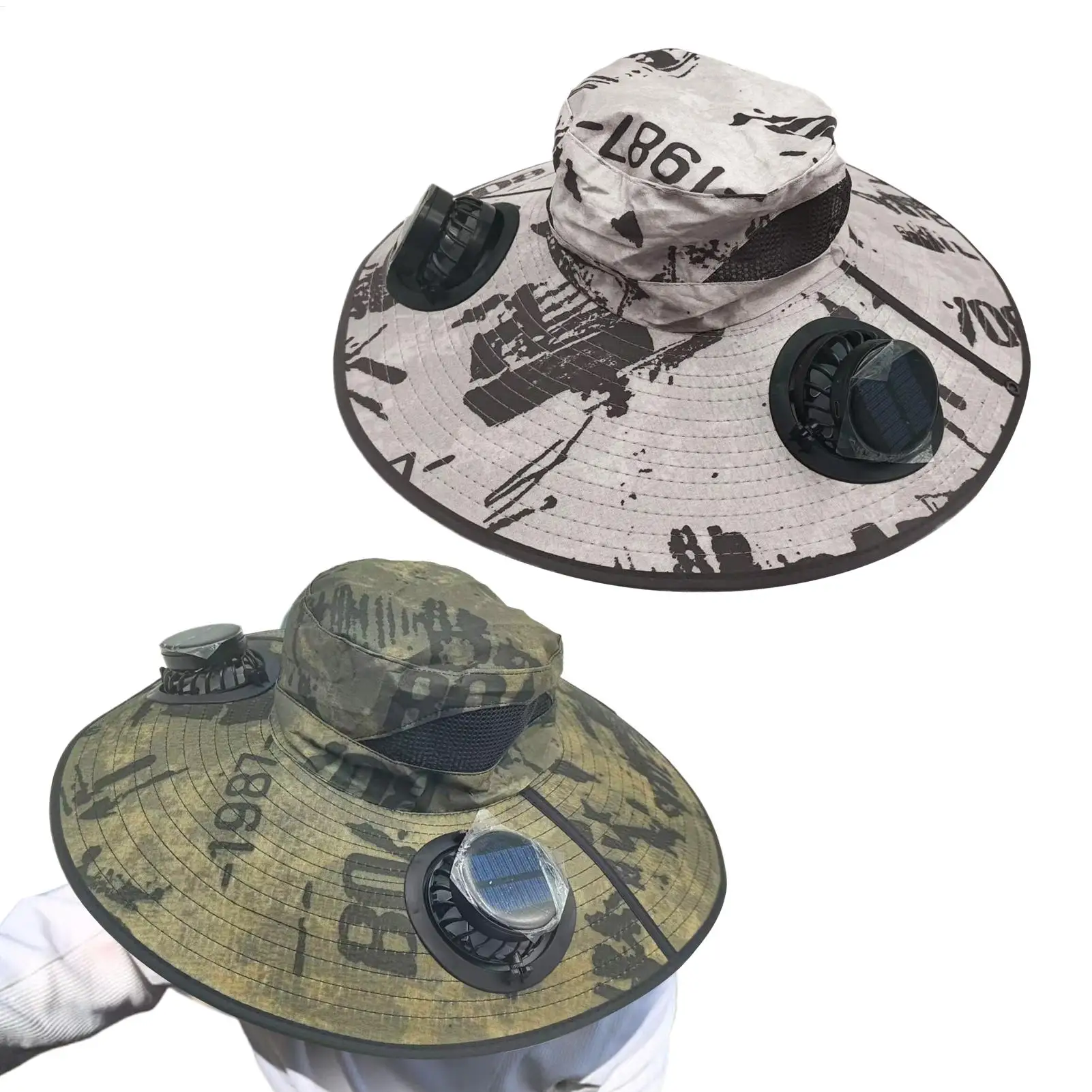 

Рыбацкая шляпа с солнечной зарядкой и вентилятором для кемпинга, рыбалки, пешего туризма, защиты от солнца, портативная солнечная кепка, солнцезащитная шляпа